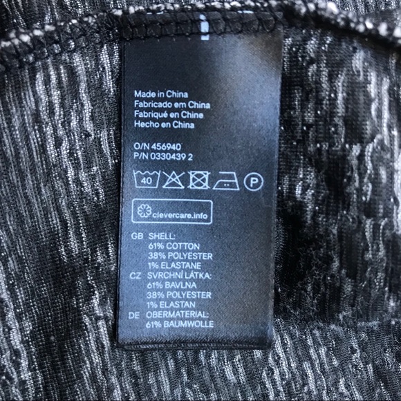 H&M Black & White Aztec Long Sleeve Open Cardigan - Picture 4 of 5